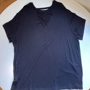Oversized Black T-shirt Size M